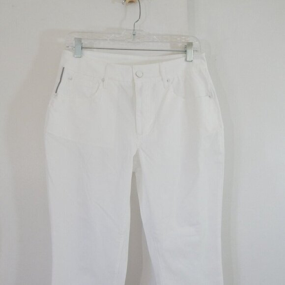 TRETORN pants cropped ankle golf sports slim cuffed sporty athletic white 8 - Picture 2 of 10